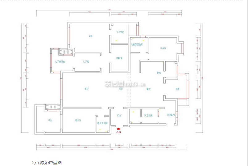 2023四居室戶型圖