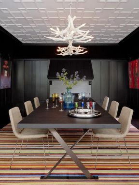 2020餐厅吊灯装修效果图 餐厅地毯效果图 2020餐厅地毯图片大全