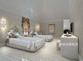 富力仙湖600平新古典风格卧室装修效果图