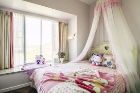 现代简约风格儿童卧室飘窗设计图片