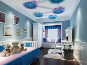 九号公馆245㎡大平层欧式风格儿童房装修案例