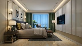 现代别墅卧室图片 2020现代别墅卧室装修效果图 