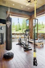 家庭别墅私人健身房实木地板设计图片