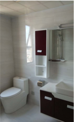 中央公园130平米三居室现代风格装修卫生间效果图