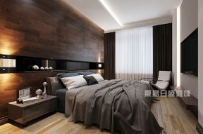 御景新世界170平现代简约卧室装修案例