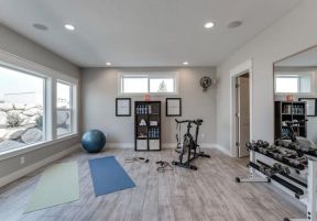 家庭健身房室内木地板装修设计图片一览