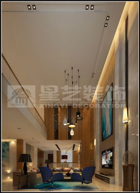 罗马庄园300平米别墅现代风格装修客厅效果图