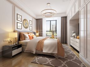 2023港式现代风格卧室床头挂画设计效果图片