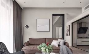 现代简约风格客厅双人沙发设计图片
