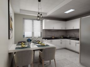 未来花郡116平米三居室现代简约风格装修厨房效果图