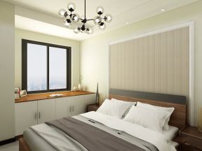 未来花郡116平米三居室现代简约风格装修卧室效果图
