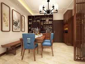 传统餐厅设计 2020家庭餐厅装饰效果图 