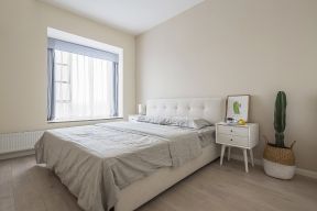 欧式白色家装卧室飘窗设计效果图片