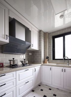 御景园95平米两居室现代简约风格装修厨房效果图