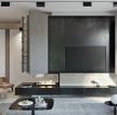精装别墅客厅嵌入式电视背景墙设计图片