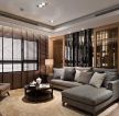 康桥丽景139㎡现代简约客厅沙发装修效果图