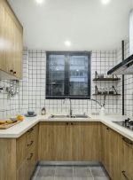北欧风格U型小厨房装修设计图片