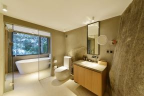 房间浴室装修设计图 个性浴室装修效果图 小浴室装修图片
