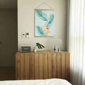 70平米北欧一居室卧室设计效果图片