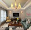 金科时代中心240㎡美式别墅客厅装修效果图