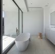 后现代家装样板间白色简约浴室设计图片