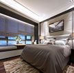 2023后现代家装样板间卧室卷帘设计图片