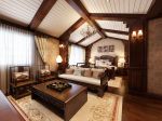 思兰雅苑400平米美式风格别墅卧室装修案例