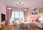 2023现代女生卧室粉色背景墙装修效果图