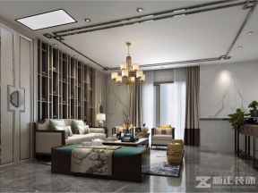 縱橫濱城250㎡現(xiàn)代風(fēng)格別墅會(huì)客廳裝修效果圖