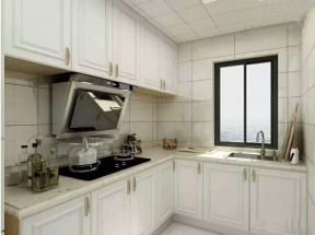 鸿坤理想湾105平米三居室现代简约风格厨房装修效果图