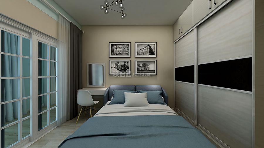 2023家庭卧室简易梳妆台设计效果图