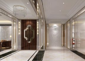 2020别墅走廊地板砖效果图 别墅走廊设计效果图 2020别墅走廊设计