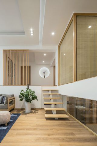 2023日式风格家居室内木楼梯装修图片