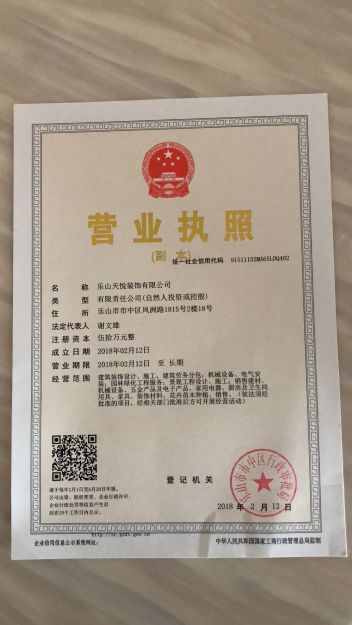 乐山天悦装饰有限公司