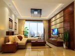 卡布奇诺国际社区混搭80平二居室客厅装修案例