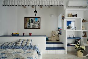 观澜鹭岛地中海96平三居室卧室装修案例