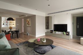 西锦国际北欧102平两居室客厅装修案例