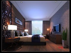 丽景蓝湾150平米三居室中式风格卧室装修效果图