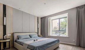 新中式风格风格卧室窗帘搭配图片