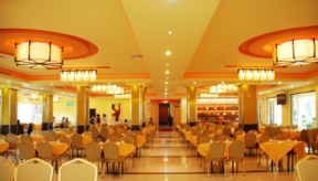 四海一家大酒店1000平米中式风格大厅装修设计