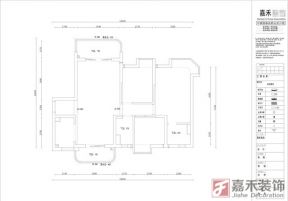 2023三居室户型平面设计图