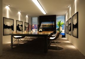 天业彩印有限公司1200平米办公楼会议室现代风格装修效果图