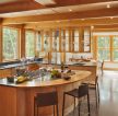 美式风格高级厨房实木装修设计
