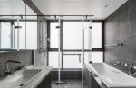 台式风格卫生间浴室玻璃门装修