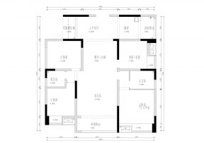 2023四居室户型图装修效果图 2023经典四居室户型图