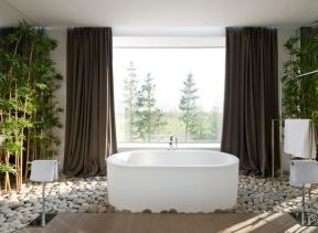  2020浴室浴缸设计图 2020创意浴室设计 创意浴室设计图片
