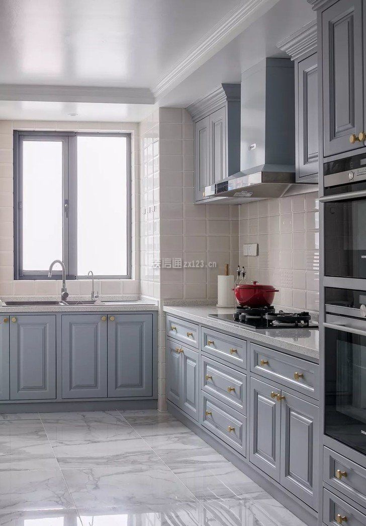 北欧现代风格100平米二居厨房装修设计图片