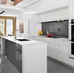 极简白色厨房开放式家装图片