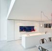 别墅室内白色厨房橱柜家装效果图片