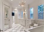 白色家装卫生间欧式浴室柜图片